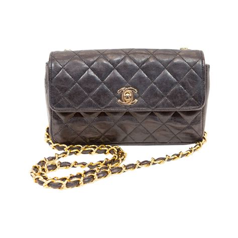 black crossbody bag chanel|chanel crossbody price.